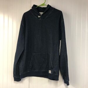 Link Soul Men's Navy Blue Button Neck Sweater XL